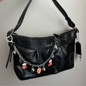 Silver Christmas Purse Charm